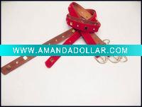 Wholesale lady's fashion PU belt