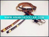 Wholesale lady's fashion PU belt