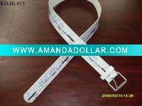 print leather belt