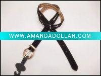 Wholesale lady's fashion PU belt