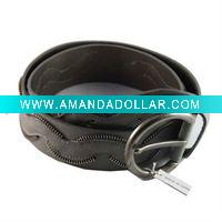 Wholesale grey fashion leather belt for women
