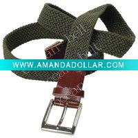 Men braided belt