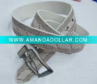 Wholesale Men pu belt with alloy buckle