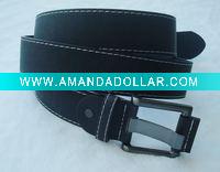 Wholesale Men pu belt with zinc alloy buckle