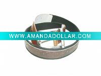 Wholesale Fashion mens waist belt with polyester and PU