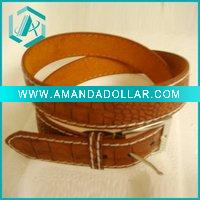 Wholesale 2011 New Imprint Small block Design PU Belts with Needle Buckle For Men Single stitch belts