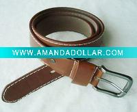 Wholesale Men pu belt with zinc alloy buckle