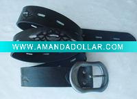 Wholesale Men pu belt with zinc alloy buckle