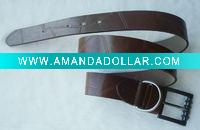 Wholesale Men pu belt with zinc alloy buckle