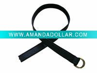 Wholesale mens waist belt with polyester and PU