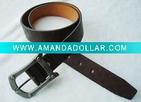 Wholesale Men pu belt with zinc alloy buckle