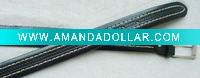 Wholesale Men pu belt with zinc alloy buckle
