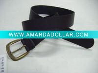 Wholesale mens black leather belts