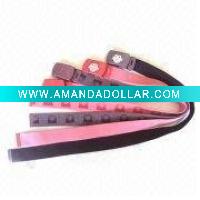 Wholesale Fashion child elasticity pu belt