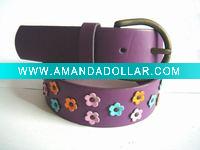 Wholesale Child belt with cute flowers KB1005