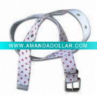 Children silk-screen belt