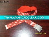 printed canvas belt