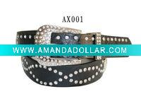 Wholesale THE TOP FASHION PU MATEL LEATHER BELT