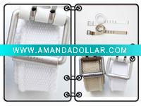 Rivet Canvas Belt with Clip Buckle