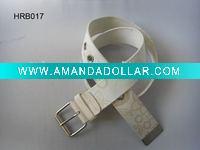 Wholesale white belts& needle buckle
