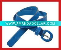 Wholesale 2011 Children's Fashion PU Belt With Ring Buckle