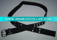 Wholesale fashion pink butterfly design buckle fabric belts