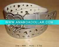 Wholesale Heart Buckle Punch Belt