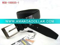 Wholesale Sell man Needle buckle leather belt (WSB-100035)