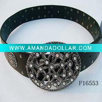 Wholesale Fashion buckle belt (F16553)