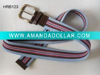 Wholesale needle buckle belts with pu ended