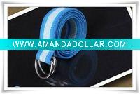 Wholesale NEWLY D-rings Buckle Canvas Belt ( in various colors )
