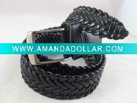 Wholesale Fashion weave belt AJ110403-2