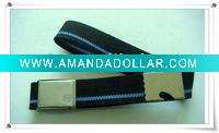 Wholesale Canvas Belt with engraved buckle