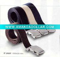 cotton webbing belt