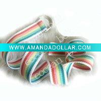 Rainbow webbing belt
