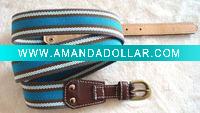 Wholesale fashion polyester webbing belt