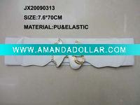 Paint metal buckle elastic belt