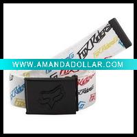 Printed Webbing Belt with Roller Buckle