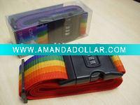 Wholesale Locking Luggage Strap & Belt rainbow color (in stock)