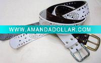 Wholesale ladies' pu studded belt