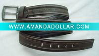 Wholesale Men pu belt with zinc alloy buckle