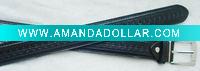 Wholesale Men pu belt with zinc alloy buckle