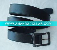 Wholesale Men pu belt with zinc alloy buckle