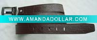 Wholesale Men pu belt with zinc alloy buckle