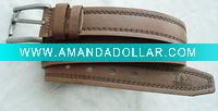 Wholesale Men pu belt with zinc alloy buckle