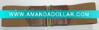 Wholesale Fashion PU belt elastic waist belt strap BDT10059A