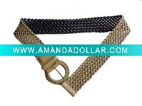 Wholesale woven belt,fashion belt,jeans belt