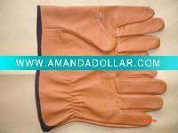 Wholesale Cow split leather driver glove