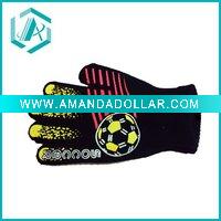 Wholesale Fashion yellow sports fibre and terylene glove