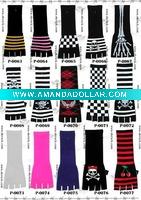 Wholesale rock punk fashion gloves sock legging hat scarf skull gloves